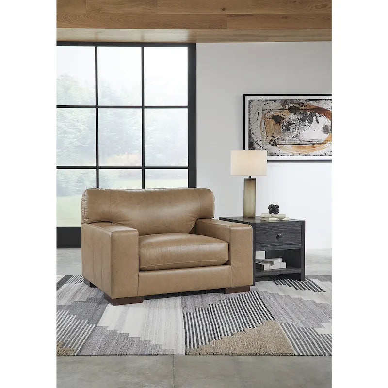 Signature Design by Ashley Lombardia Tumbleweed Oversized Chair - 51 W x 40 D x 35 H