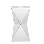 Rebecca Contemporary Multi-Faceted Mirrored Side Table