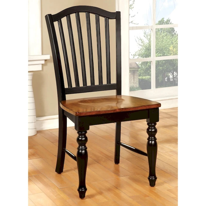 Glen Oak Transitional Wood Two-tone 9-Piece Dining Set by The Gray Barn