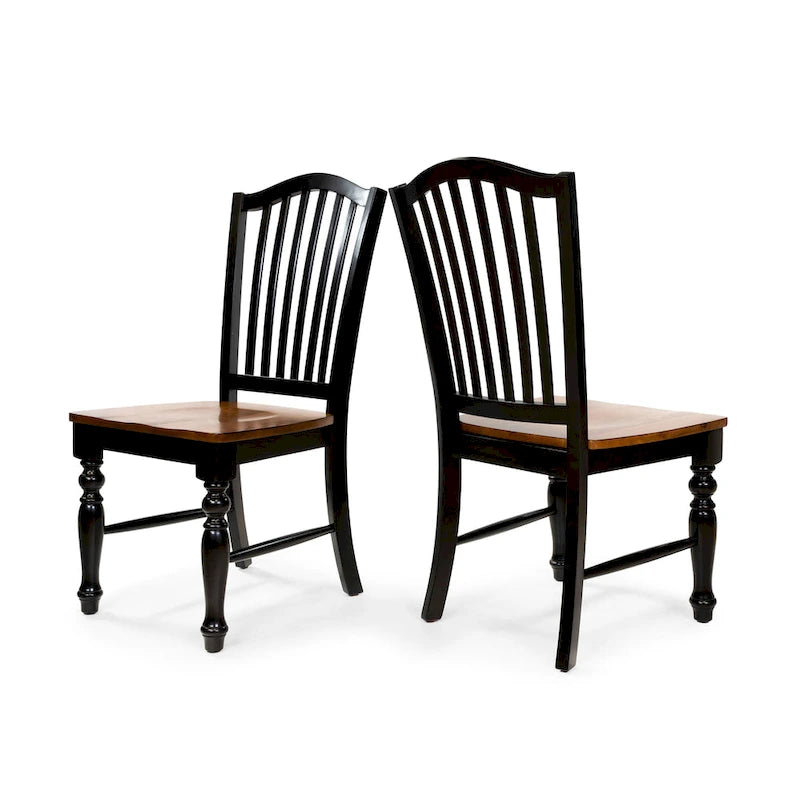 Glen Oak Transitional Wood Two-tone 9-Piece Dining Set by The Gray Barn