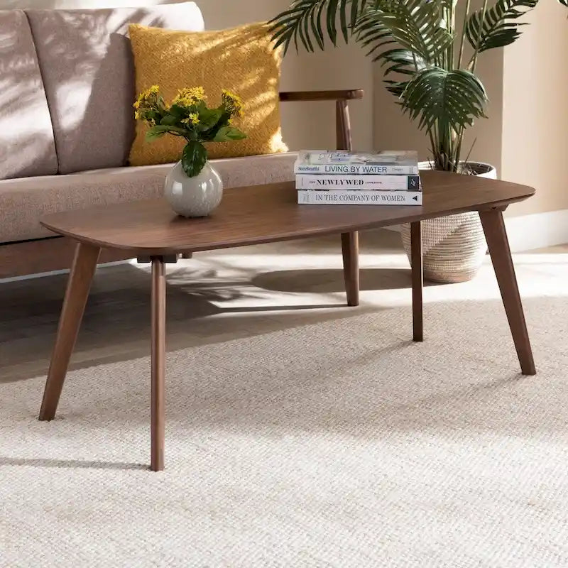 Carson Carrington Uggards Walnut Finished Coffee Table