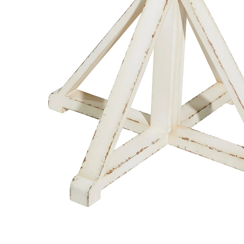 Wood Accent Table - White or Brown - Roche River Decor