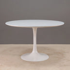 Kelty White Round Pedestal Dining Table