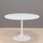 Kelty White Round Pedestal Dining Table