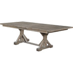 Best Quality Furniture Rustic Trestle 9-piece Dining Set
