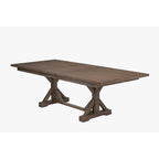 Best Quality Furniture Rustic Trestle 9-piece Dining Set
