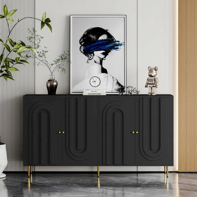 Modern Sideboard Buffet Server Cabinet Storage Cabinet