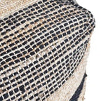 Caiman Handcrafted Boho Fabric Pouf by Christopher Knight Home
