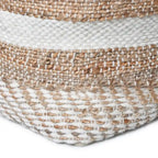 Caiman Handcrafted Boho Fabric Pouf by Christopher Knight Home
