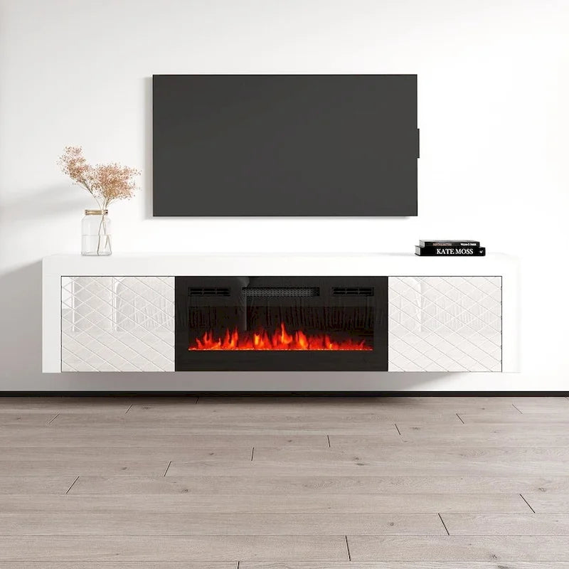 Dia BL-EF Electric Fireplace 71  TV Stand