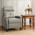 Gaspar Mid-Century Modern Pushback Recliner with Nailhead Trim by HULALA HOME