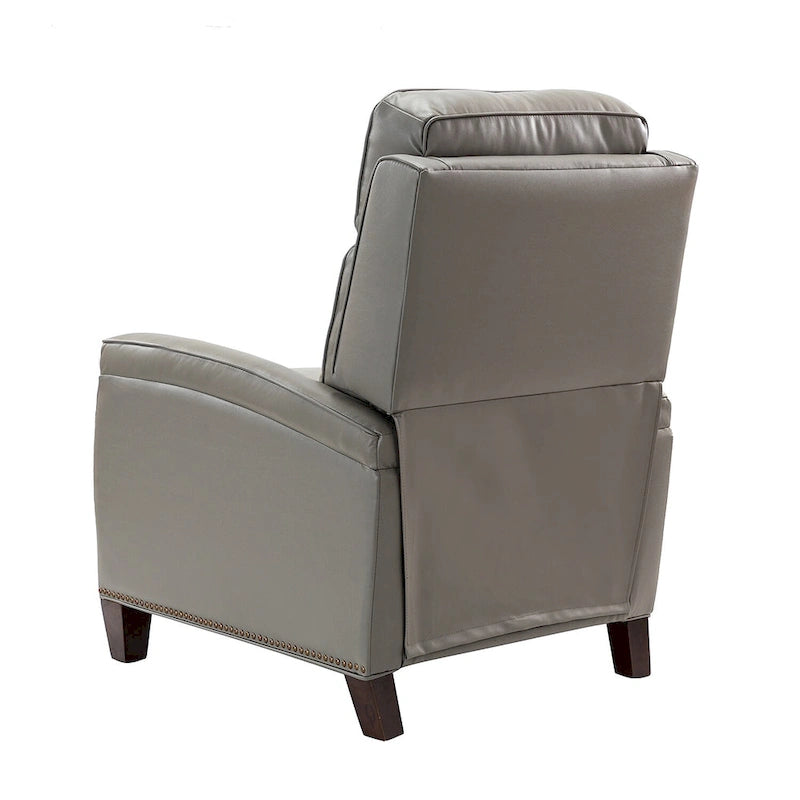 Gaspar Mid-Century Modern Pushback Recliner with Nailhead Trim by HULALA HOME