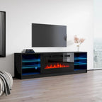 Strick & Bolton Amsden Electric Fireplace TV Stand