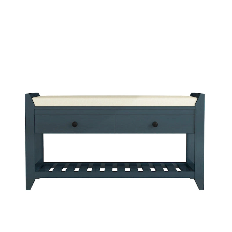 Entryway Storage Bench with Drawers