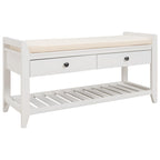Entryway Storage Bench with Drawers