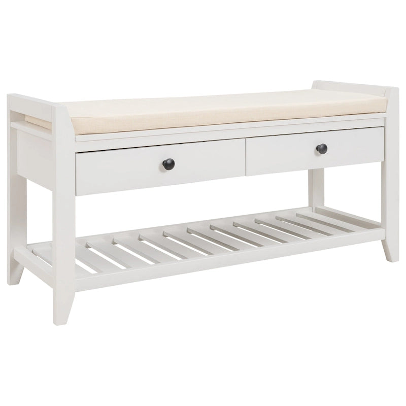 Entryway Storage Bench with Drawers