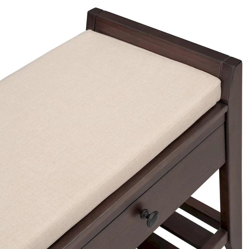 Entryway Storage Bench with Drawers
