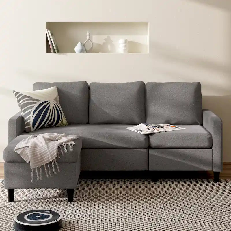 Priage by ZINUS Convertible Sectional Sofa with Reversible Chaise