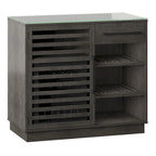 Bar Cabinet with Compressor Cooler and Reversible Shelves