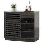 Bar Cabinet with Compressor Cooler and Reversible Shelves
