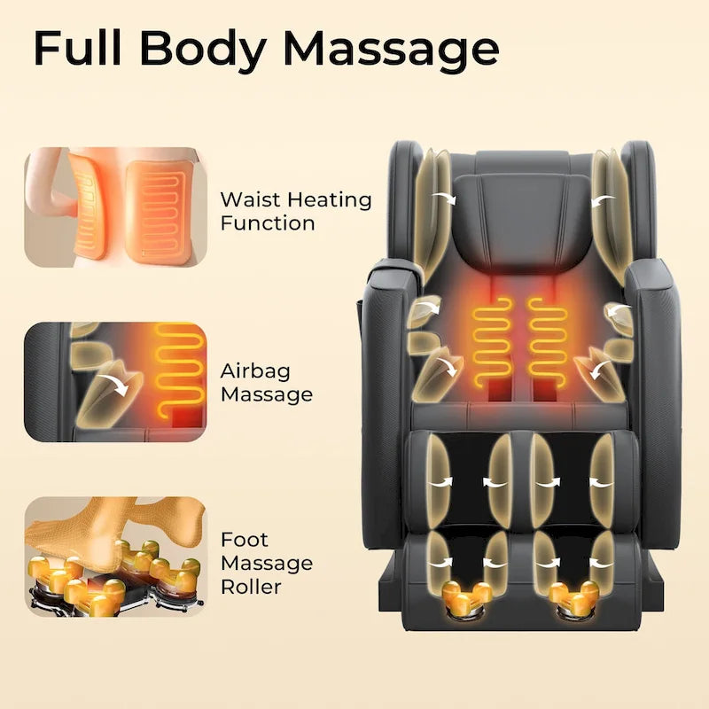 Ukuowu Favor-SS01 heated Full Body Massage Chair with zero gravity mode and Bluetooth music player