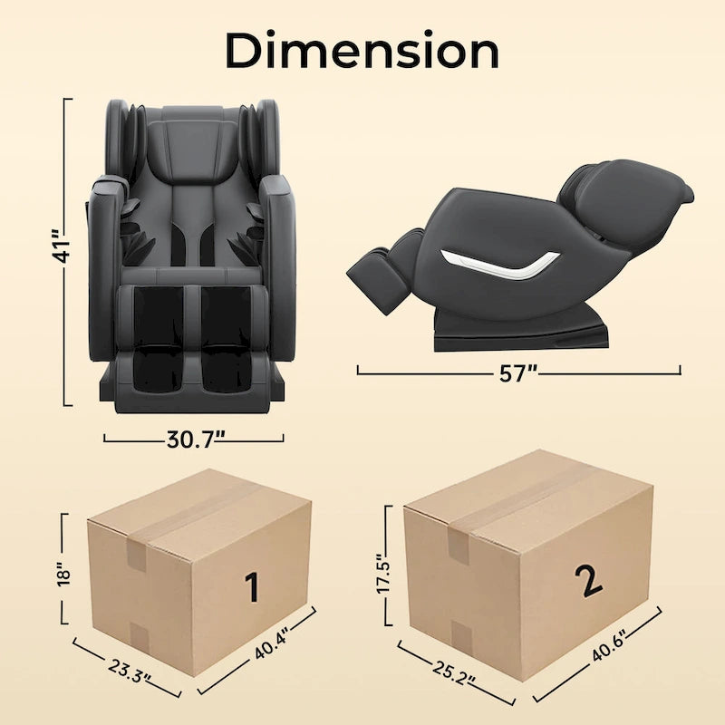 Ukuowu Favor-SS01 heated Full Body Massage Chair with zero gravity mode and Bluetooth music player