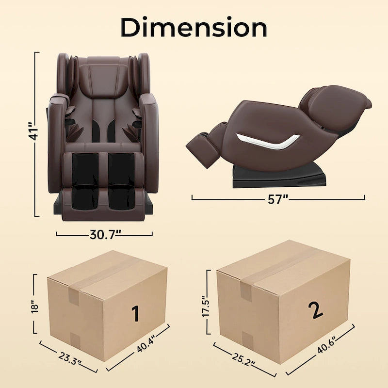 Ukuowu Favor-SS01 heated Full Body Massage Chair with zero gravity mode and Bluetooth music player
