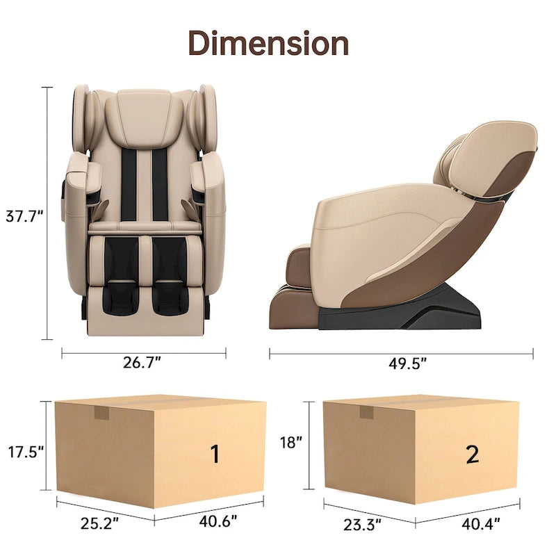 Ukuowu Favor-SS01 heated Full Body Massage Chair with zero gravity mode and Bluetooth music player