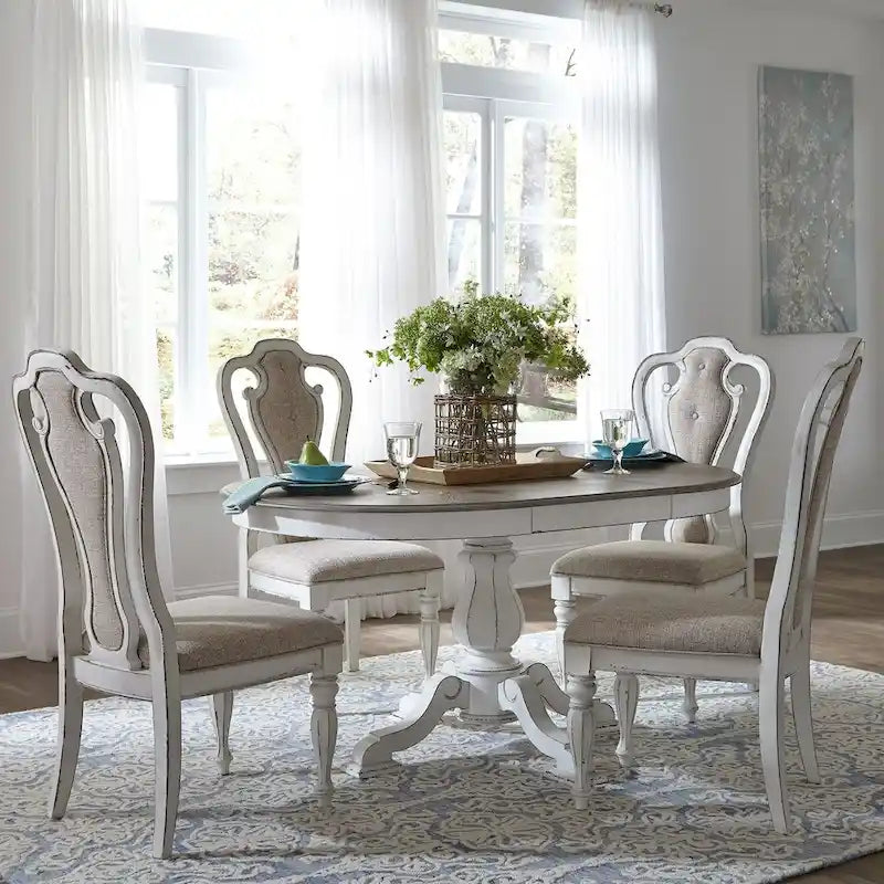 Magnolia Manor Splat Back Upholstered Side Chair (Set of 2)