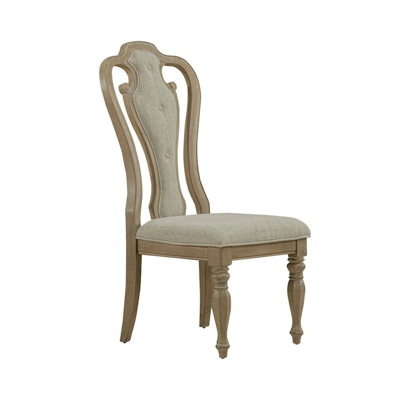 Magnolia Manor Splat Back Upholstered Side Chair (Set of 2)