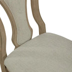 Magnolia Manor Splat Back Upholstered Side Chair (Set of 2)