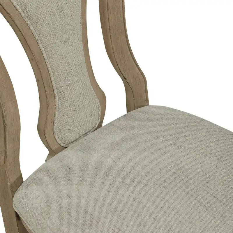 Magnolia Manor Splat Back Upholstered Side Chair (Set of 2)
