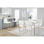Silver Orchid Forrest High Back Stainless Steel Dining Chair (Set of 2)