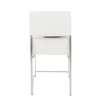 Silver Orchid Forrest High Back Stainless Steel Dining Chair (Set of 2)