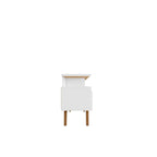 Yonkers Mid Century Modern Wood . Media Console Cabinet