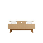 Yonkers Mid Century Modern Wood . Media Console Cabinet