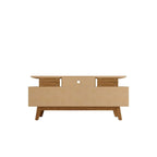 Yonkers Mid Century Modern Wood . Media Console Cabinet