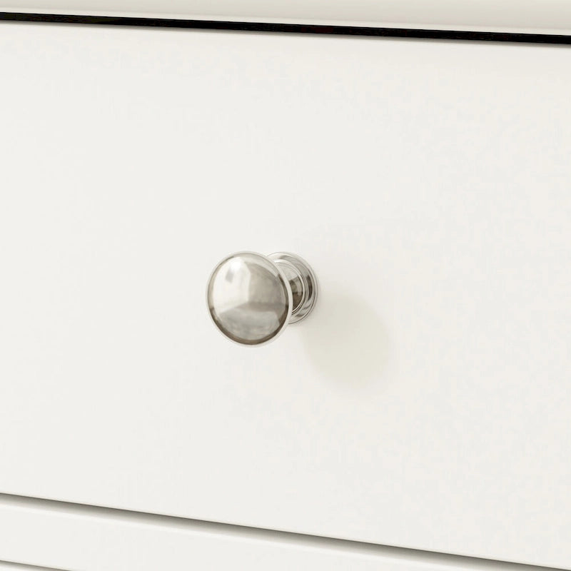 Modern Farmhouse Wood Accent Cabinet with Glass Doors Sideboard Buffet