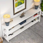 70.8 Inches Console Table 3 Tiers TV Stand Sofa Table