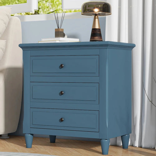3-Drawer Wood Cabinet