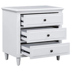 3-Drawer Wood Cabinet