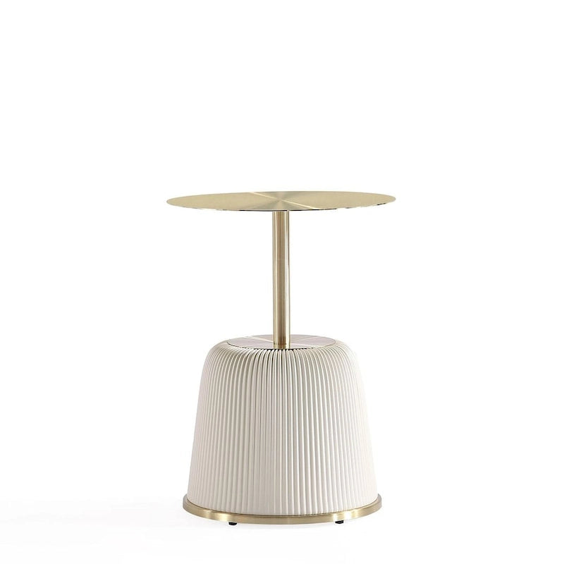 Manhattan Comfort Modern Anderson 1.0 Upholstered End Table