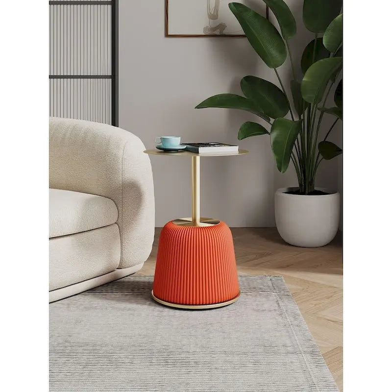 Manhattan Comfort Modern Anderson 1.0 Upholstered End Table