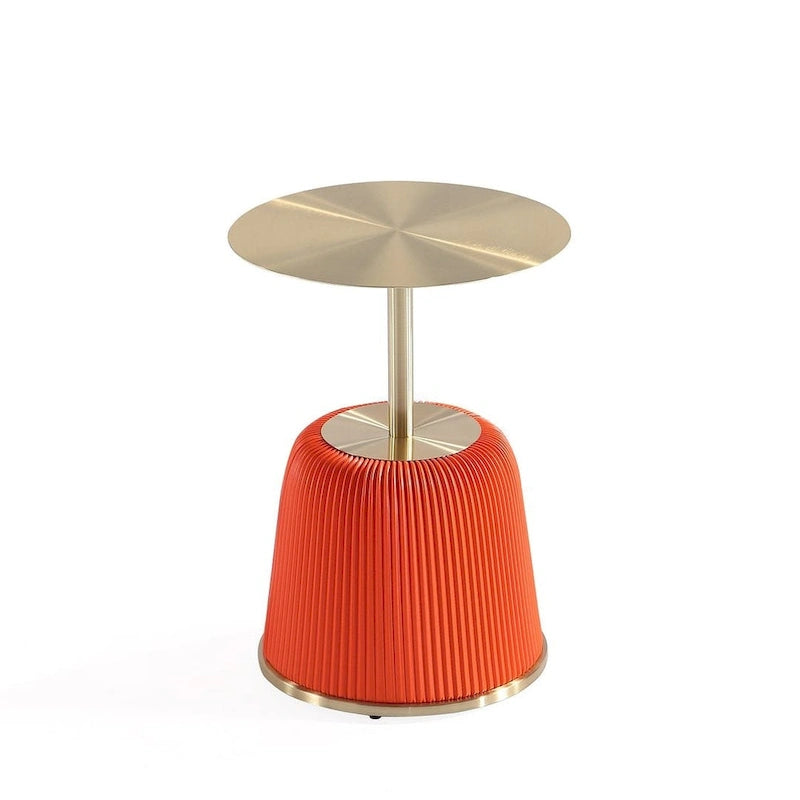 Manhattan Comfort Modern Anderson 1.0 Upholstered End Table