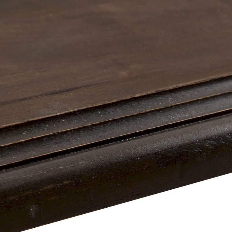 Toulon Vintage Brown Rectangle Dining Table