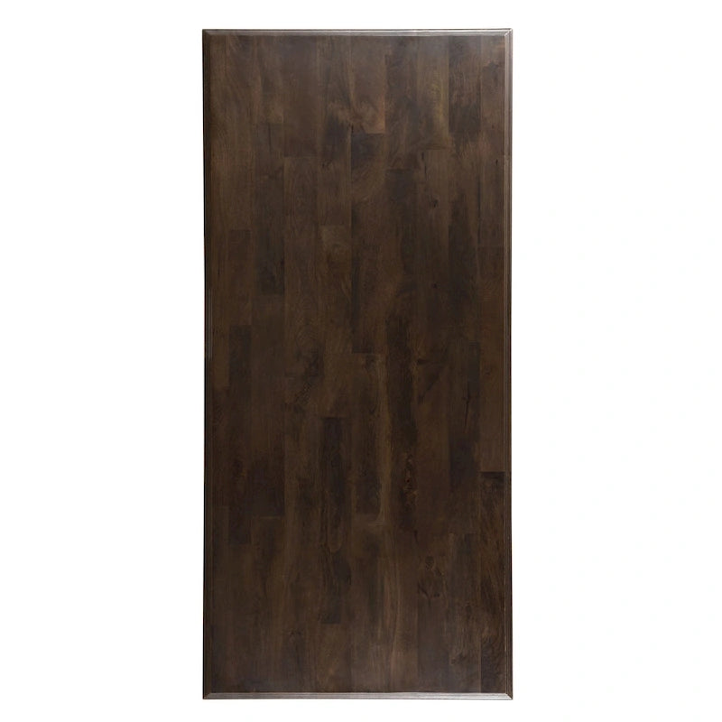 Toulon Vintage Brown Rectangle Dining Table