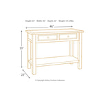 Signature Design by Ashley Bolanburg Farmhouse Sofa Table