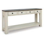 Signature Design by Ashley Bolanburg Farmhouse Sofa Table