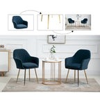 AVAWING Upholstered Dining Chair (Set of 6) Velvet Accent Arm Chair