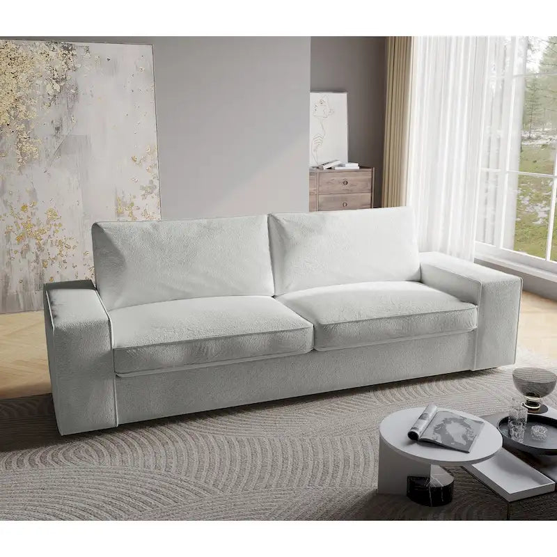 80  Modern Loveseat Couch 3 Seater Sofa